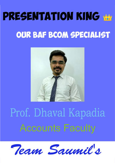 Prof. Dhaval Kapadia